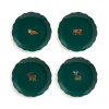 &Klevering Set of Four Woodland Animal Side Plates, 17cm Outlet