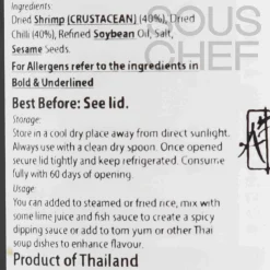 Mae Pranom Shrimp Flavour Crushed Chilli, 134g Discount