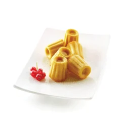 Silikomart Silicone Mini Canele Mould, 18 Caneles Hot