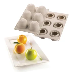Silikomart Silicone Peach Dessert Mould, 118ml Discount