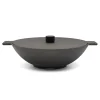 Skeppshult Noir Cast Iron Wok, 34cm Outlet