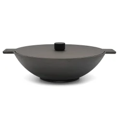 Skeppshult Noir Cast Iron Wok, 34cm Outlet