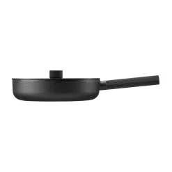 Skeppshult Noir Cast Iron Saute Pan with Lid, 28cm Best
