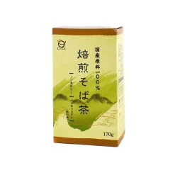 Nikkoku Seifun Sobacha - Crushed Roasted Buckwheat Seeds, 170g Hot