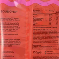 Sous Chef Omakase Snacks - Black Pepper & Chilli, 150g New