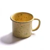 Kapka Enamel Splatter Fest Enamel Mug, Yellow, 350ml Outlet