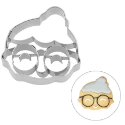 Birkmann Stainless Steel Mrs. Claus Cookie Cutter, 5cm Hot