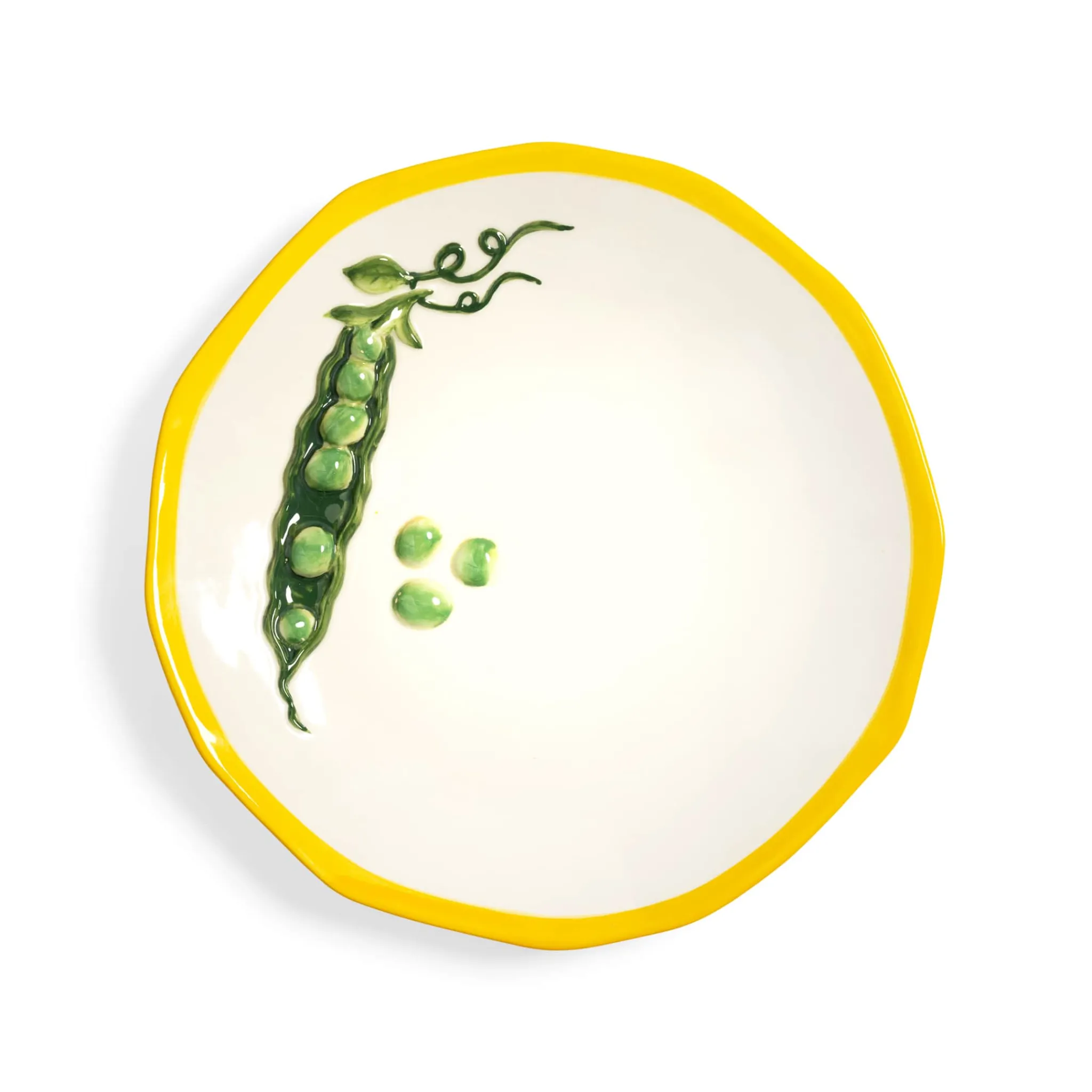 &Klevering Sugarsnap Pea Ceramic Platter, 31cm Sale