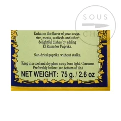 El Ruisenor Sundried Paprika D.O. Murcia Dulce, 75g Best