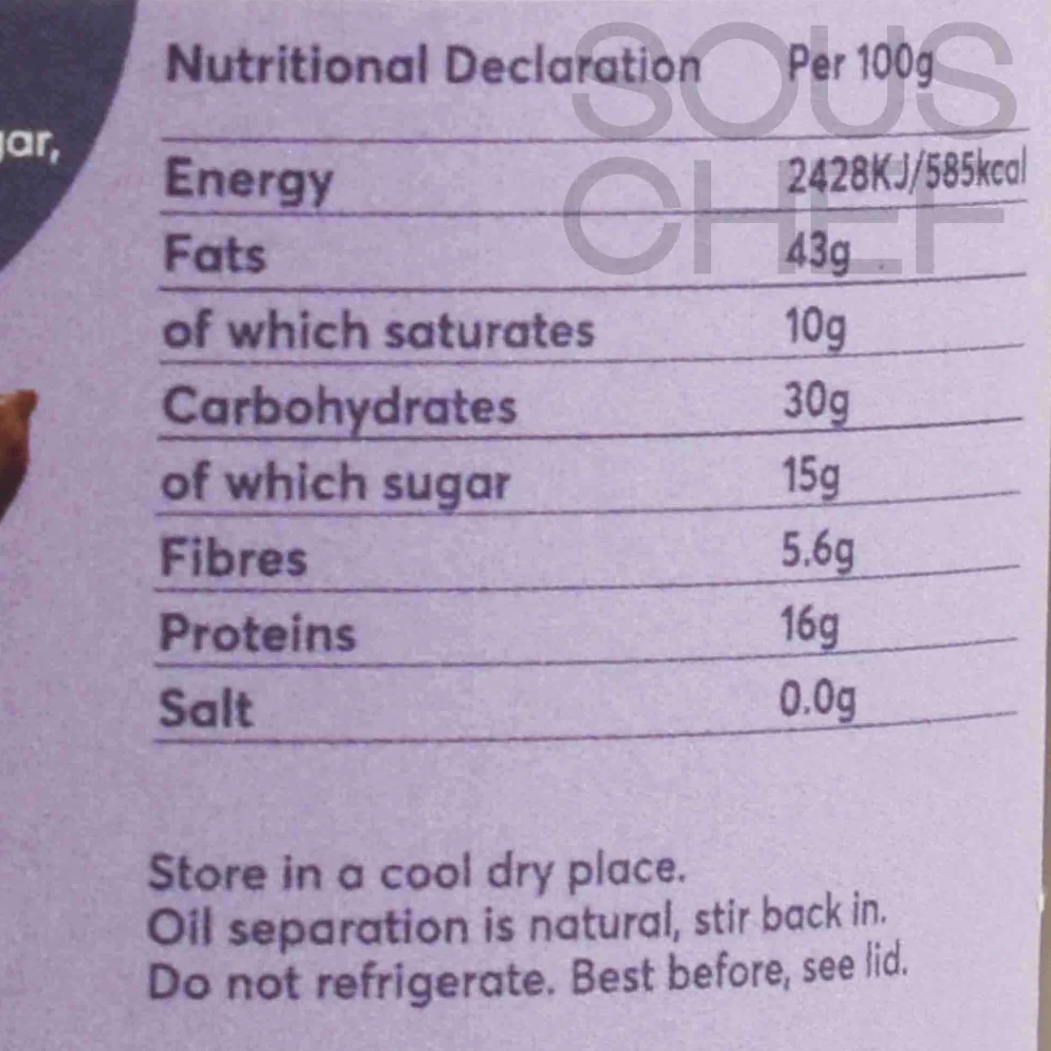 Sunita Cocoa & Sesame Butter, 220g Outlet