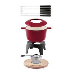Swissmar Sierra Red Cast Iron Fondue Set, 17cm Outlet
