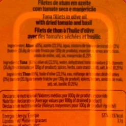 Tenorio Tuna Fillet with Basil & Sundried Tomato, 120g New