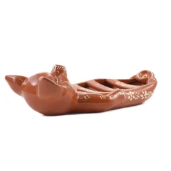TERRACOTA ASSADEIRA Terracotta Chorizo Pig Serving Dish, 33cm New