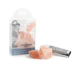 Terre Exotique Diamond Salt With Grater, 400g New