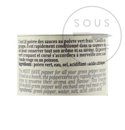 Terre Exotique Drained Green Pepper in Brine, 50g Best