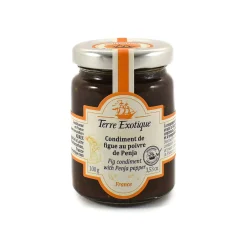 Terre Exotique Fig Chutney With Penja Pepper, 100g Clearance