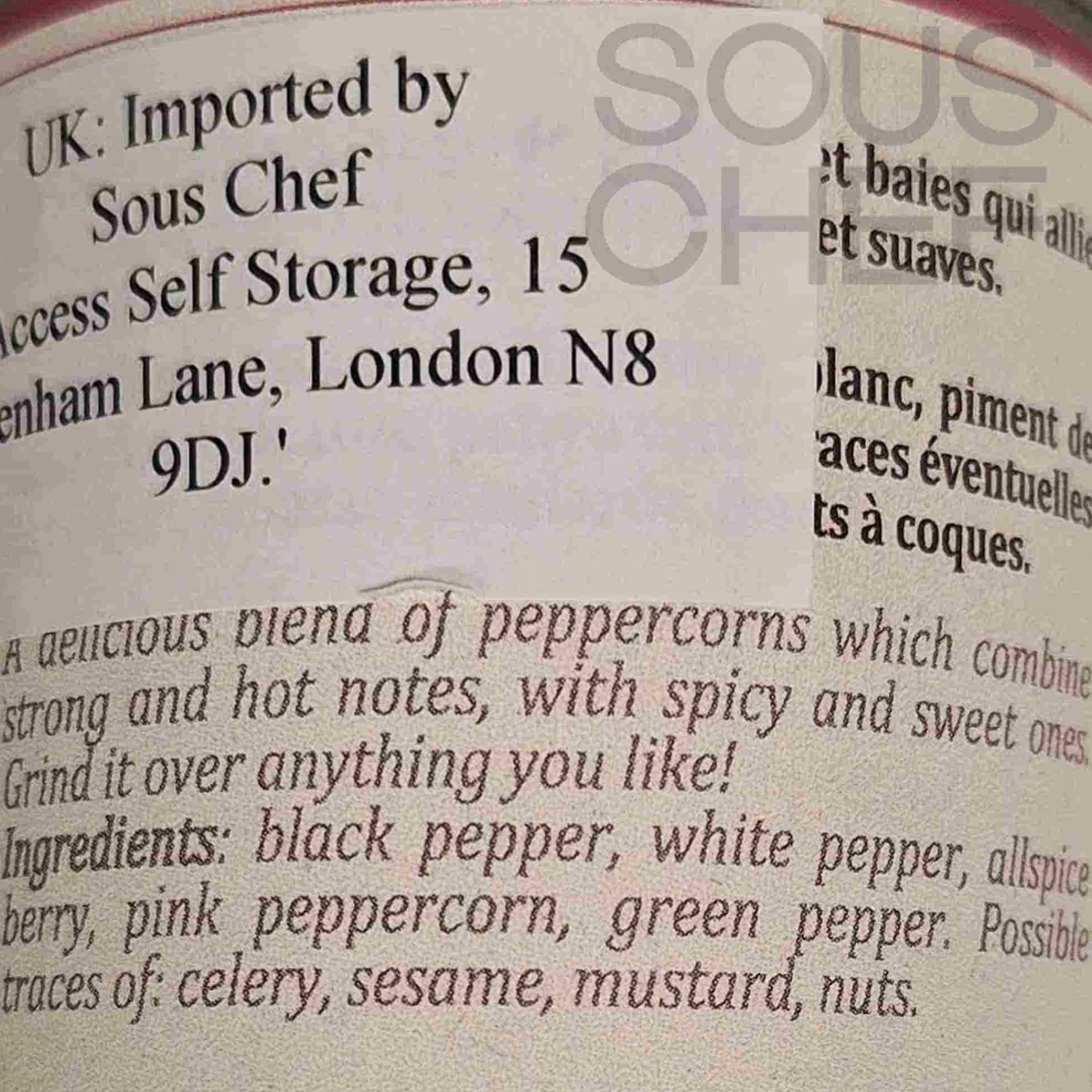 Terre Exotique Five Peppercorns Blend, 60g Hot