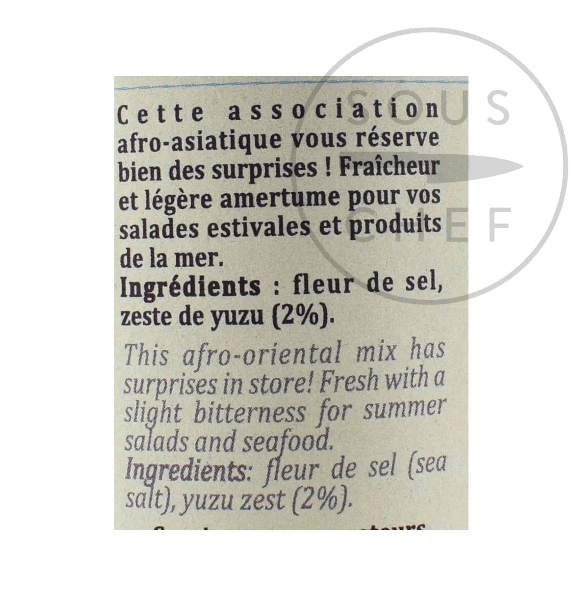 Terre Exotique Fleur De Sel With Yuzu Zest, 90g