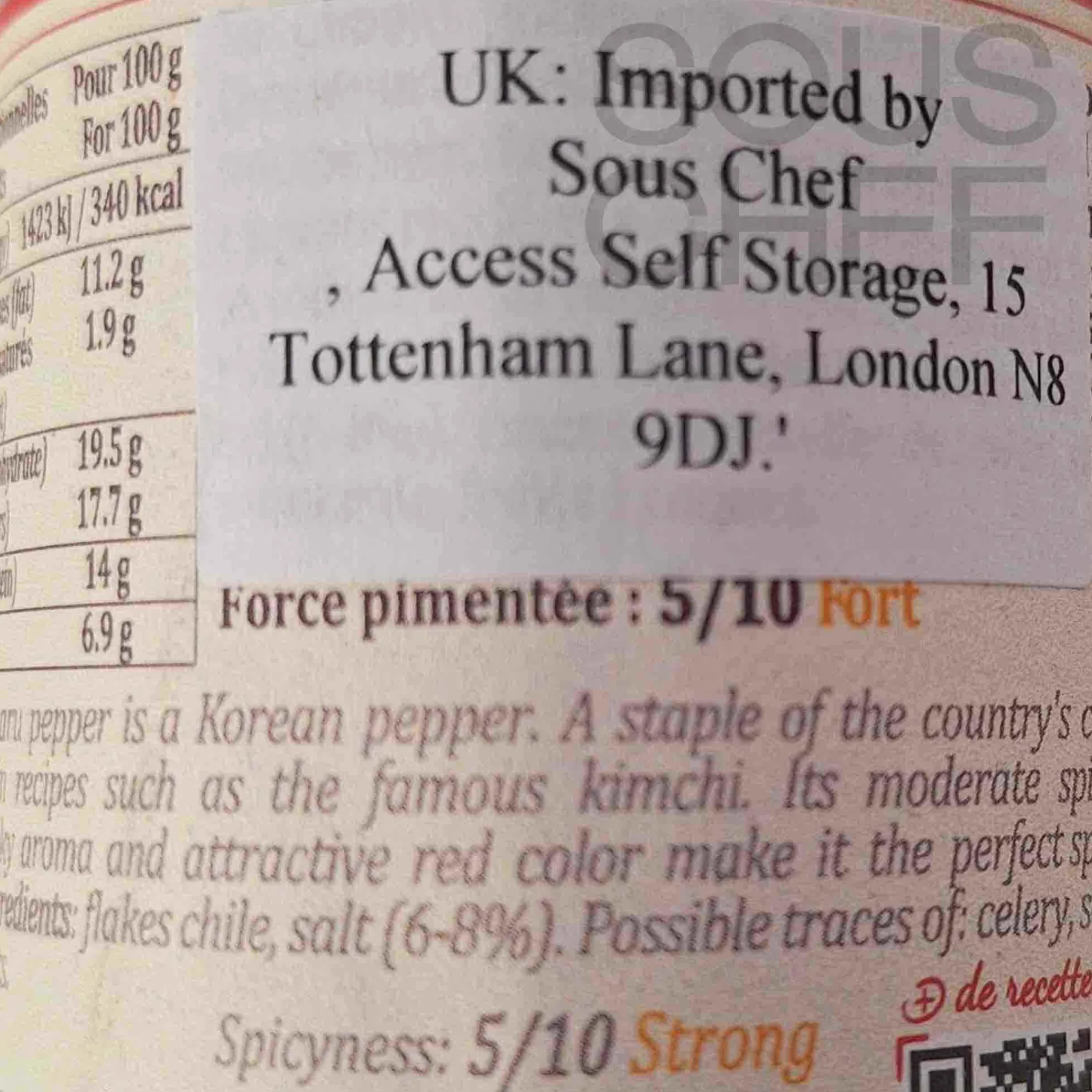 Terre Exotique Gochugaru Chile, 70g Best