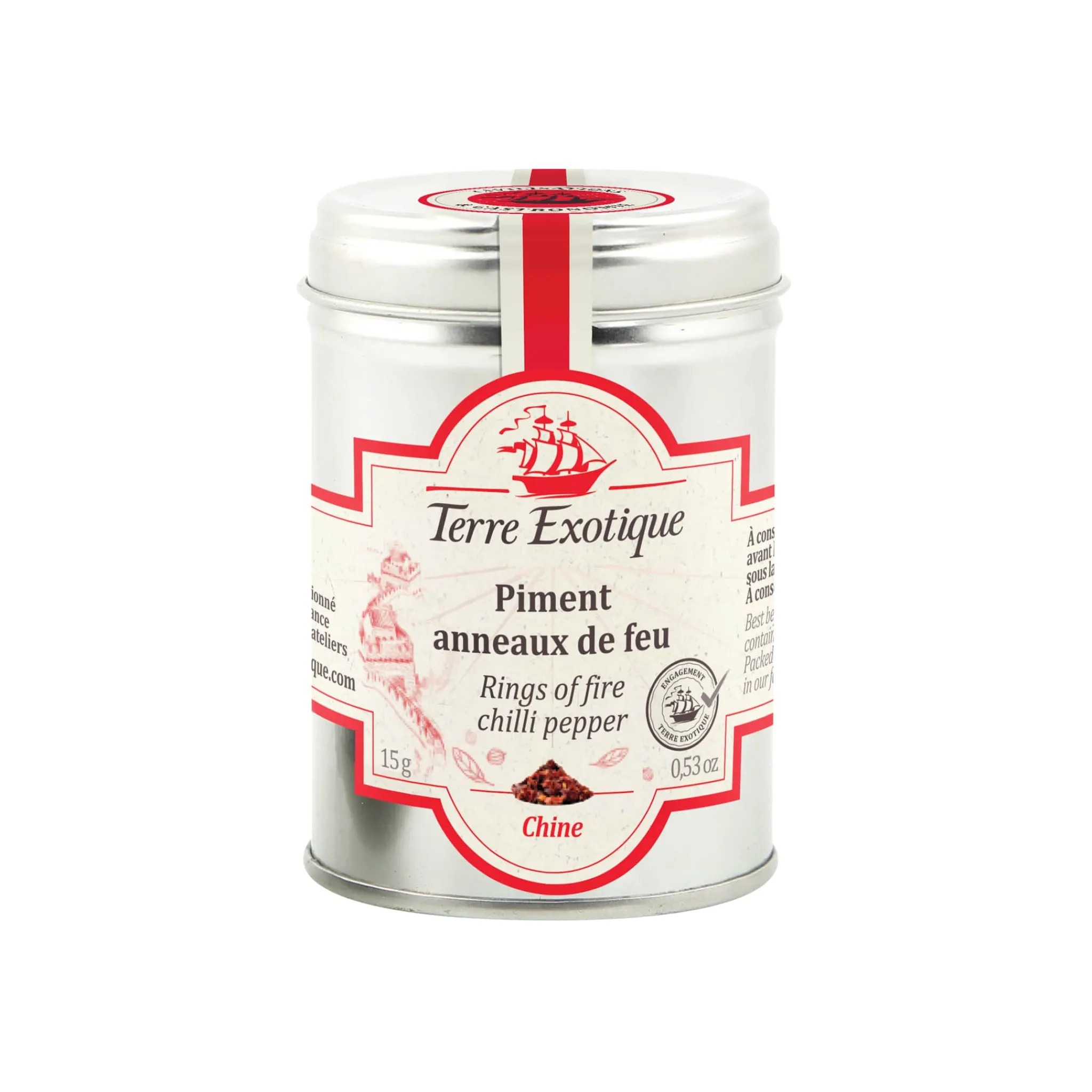 Terre Exotique Rings Of Fire Chilli Pepper, 15g Clearance