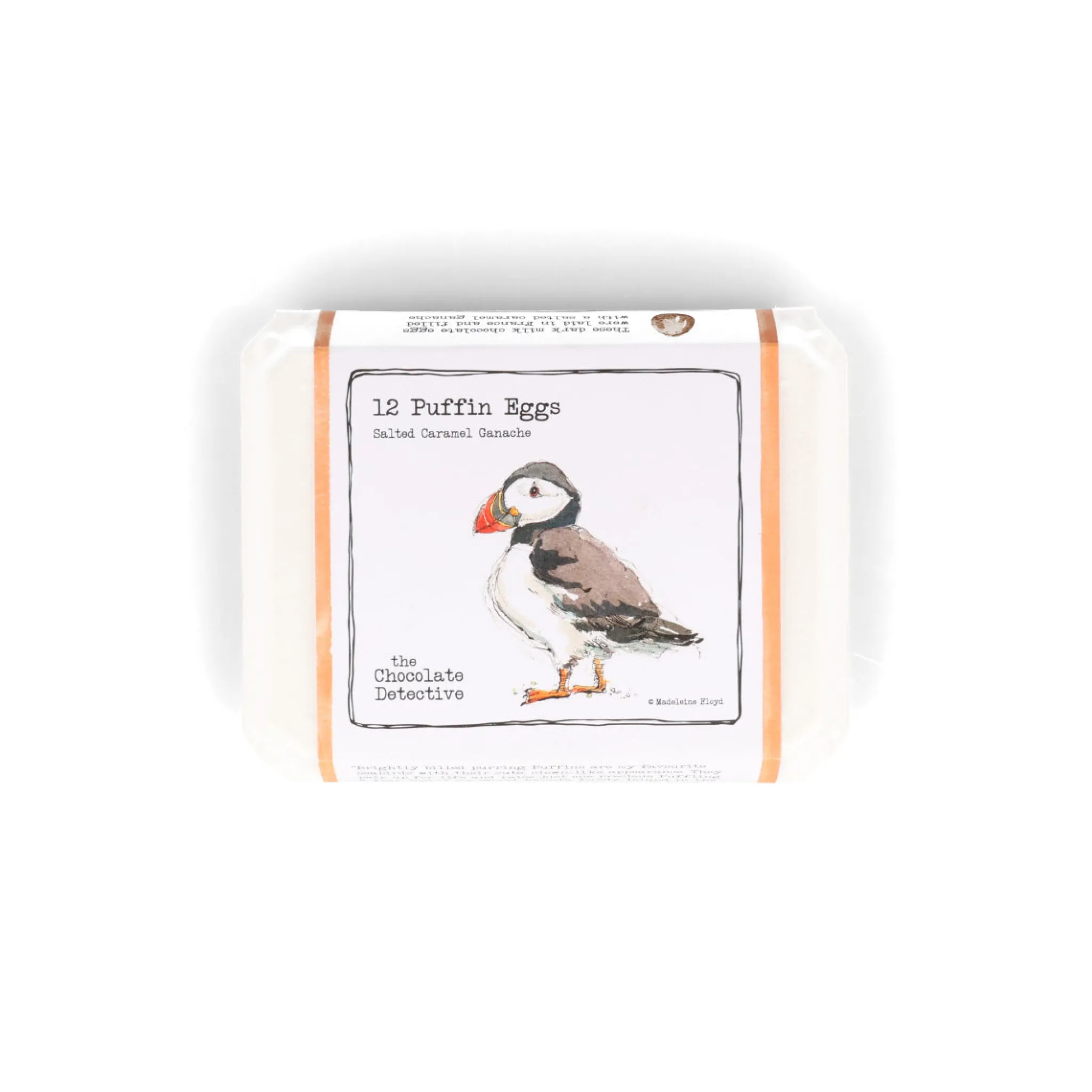 Chocolate Detective The 12 Puffin Chocolate Eggs, 150g New