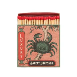 Archivist The Crab Luxury Safety Matches Hot