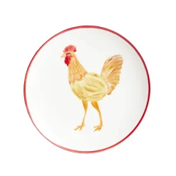 The Platera Lola Chicken Porcelain Side Plate, 21cm Clearance