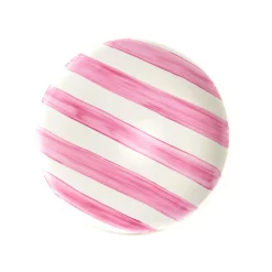 The Platera Pink Stripe Porcelain Dinner Plate, 27.5cm Online