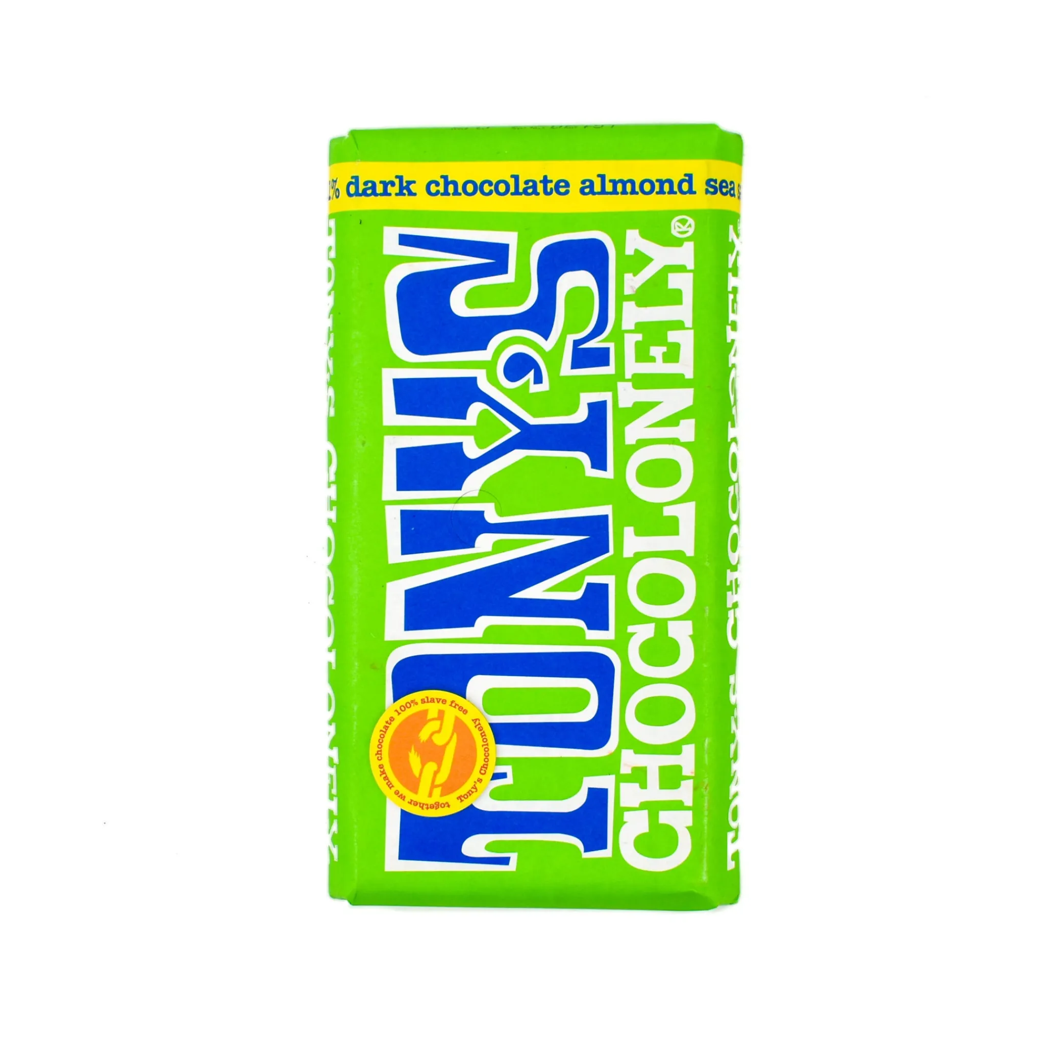 Tony's Chocolonely Dark Chocolate Almonds & Sea Salt, 180g