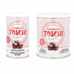 Toschi Sour Black Cherries in Syrup Online