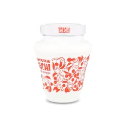 Toschi Sour Black Cherries in Syrup in Ceramic Jar Clearance