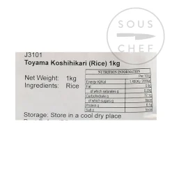 Toyama Koshihikari Japanese Grown Rice, 1kg Online