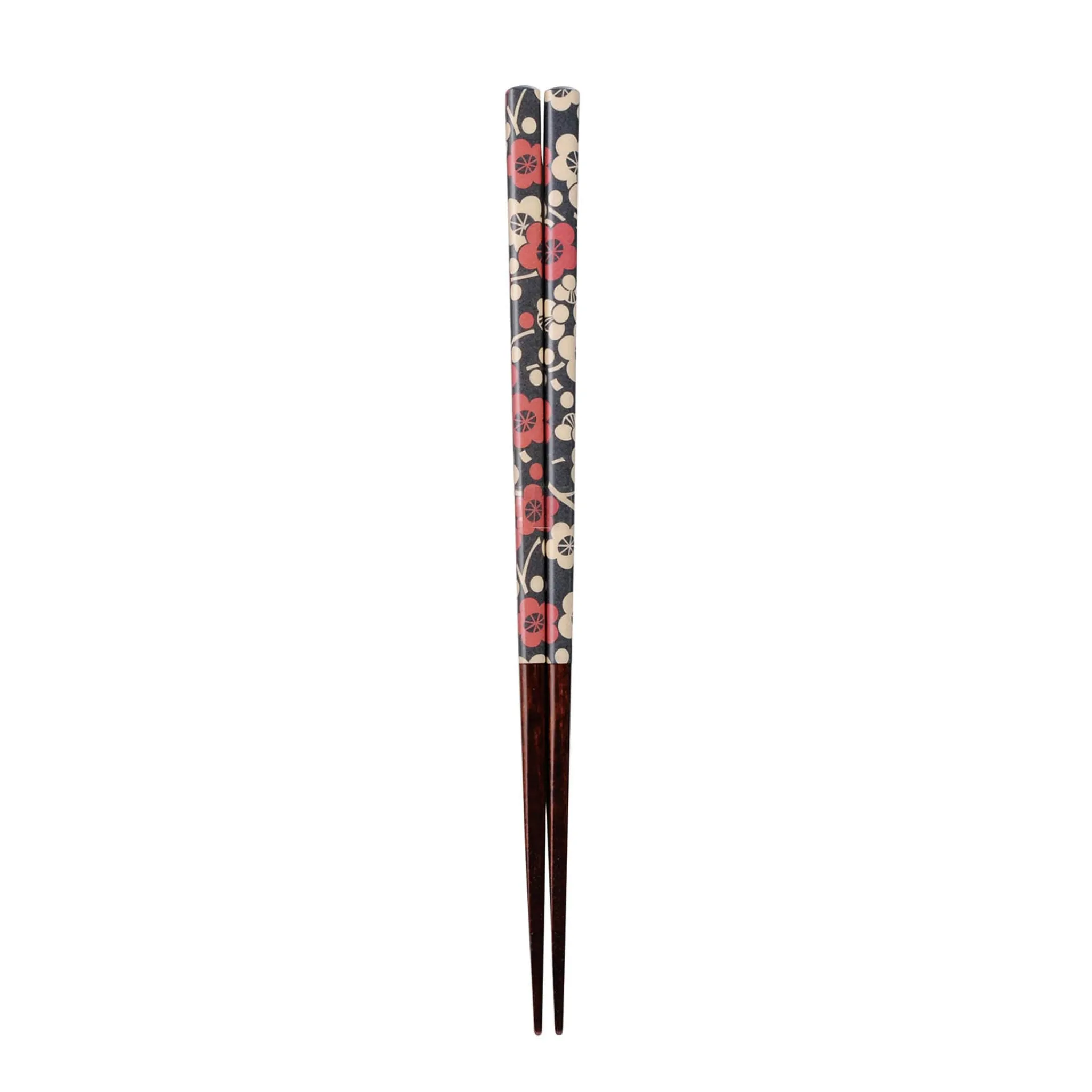 Kawai Co. Ltd Traditional Japanese Lancewood Black Ume Washi Chopsticks, 23cm Hot