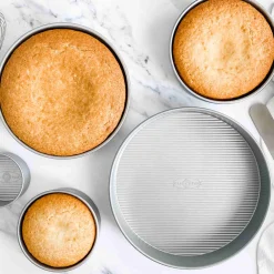 USA Pan 5 Piece Round Cake Pan Set Sale