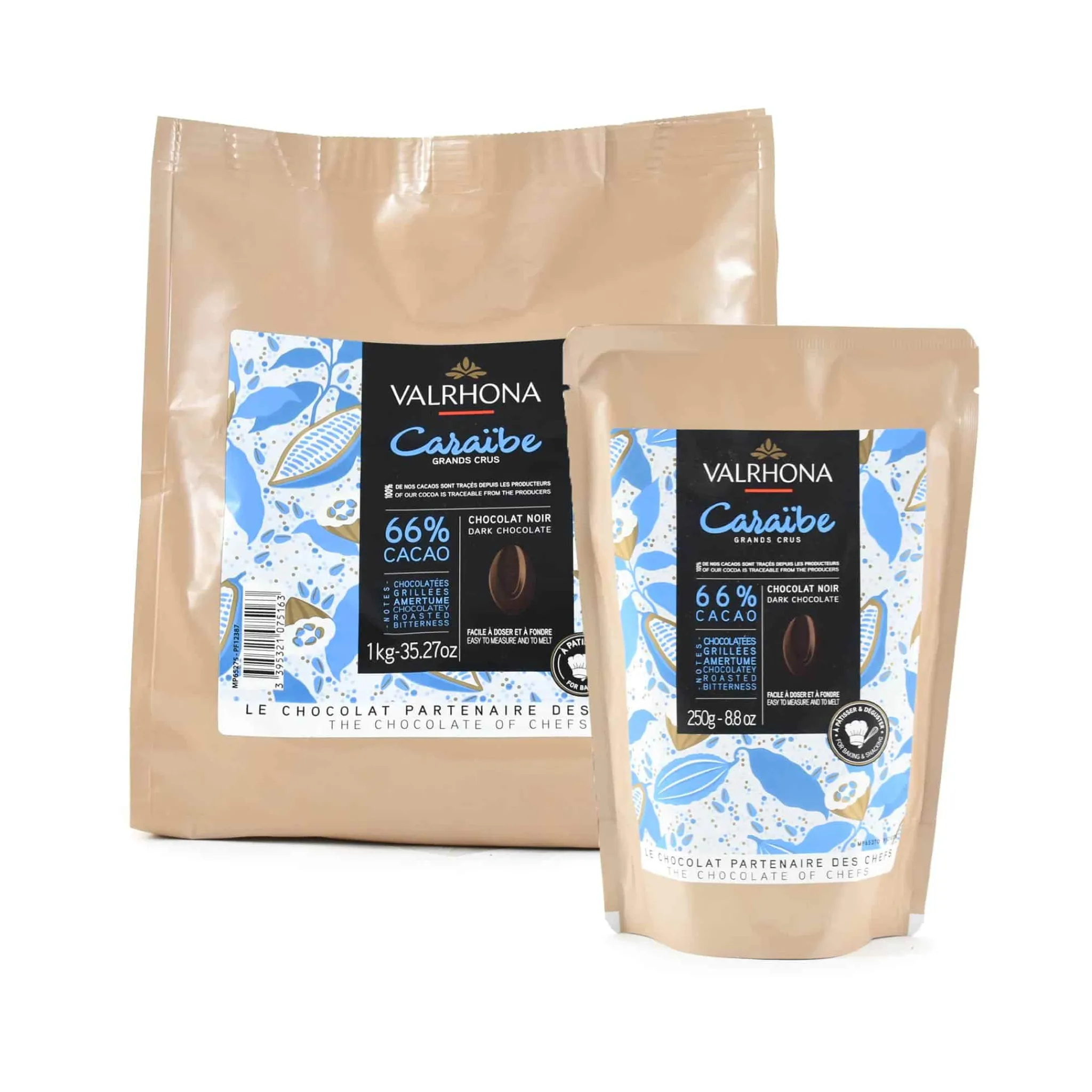 Valrhona Caraibe 66% Dark Chocolate Chips Best
