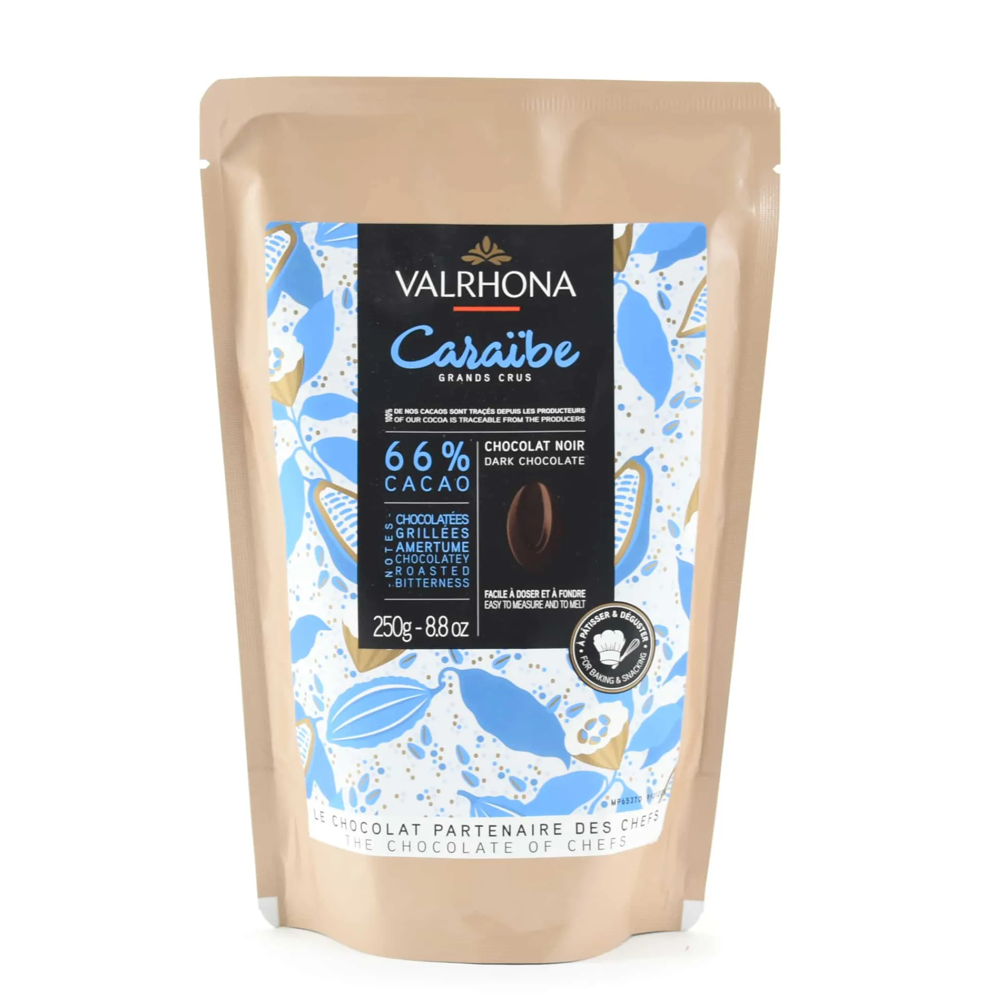Valrhona Caraibe 66% Dark Chocolate Chips Best