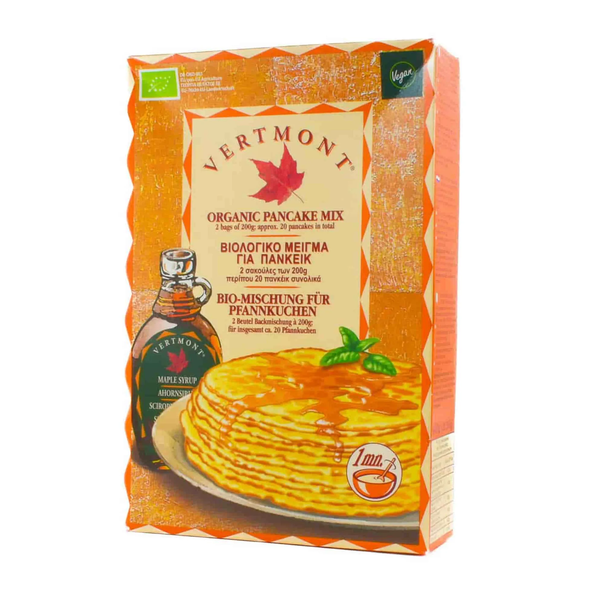 Vertmont Organic Pancake Mix, 400g Best