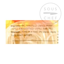 Longdan Vietnamese Rice Pho Noodles Banh Pho, 2.5mm, 400g Outlet