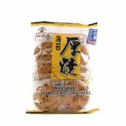 Want Want Seaweed Rice Crackers, 160g Sale