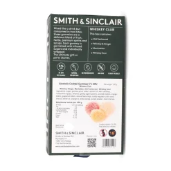Smith & Sinclair Whiskey Club 5V Alcoholic Cocktail Jelly Sweets, 140g