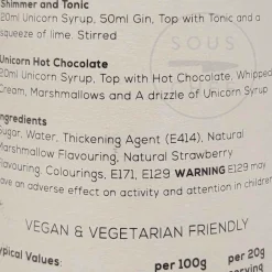 William Fox Fantasy Range Unicorn Syrup, 750ml New