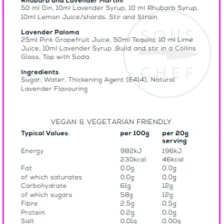 William Fox Premium Lavender Syrup, 750ml Discount