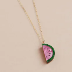Wolf & Moon Watermelon Necklace Best