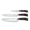 Wusthof Ikon 3 Piece Knife Set Outlet