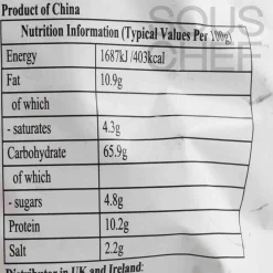 Baijia A-Kuan 20x Sichuan Broad Noodle - Sesame Paste Flavour, 120g