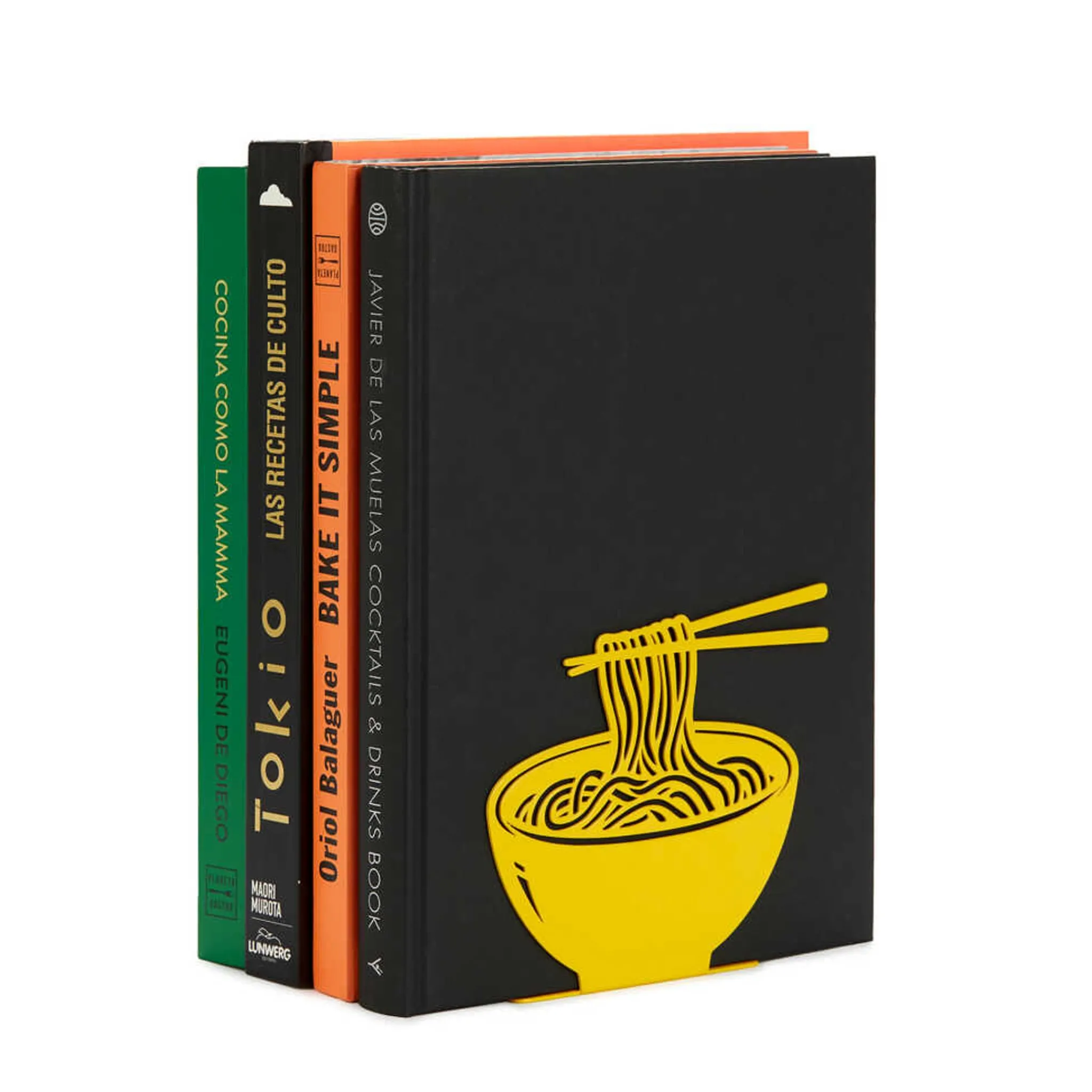 Balvi Yellow Ramen Metal Bookend Discount