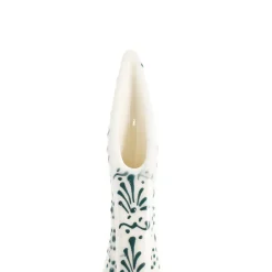 El Boyali Seramikler Yesil Ve Beyaz Boyali Tall Jug, 385ml New