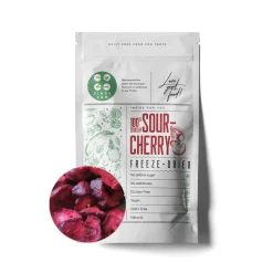 ZingyZoo Freeze Dried Sour Cherry Pieces, 100g New